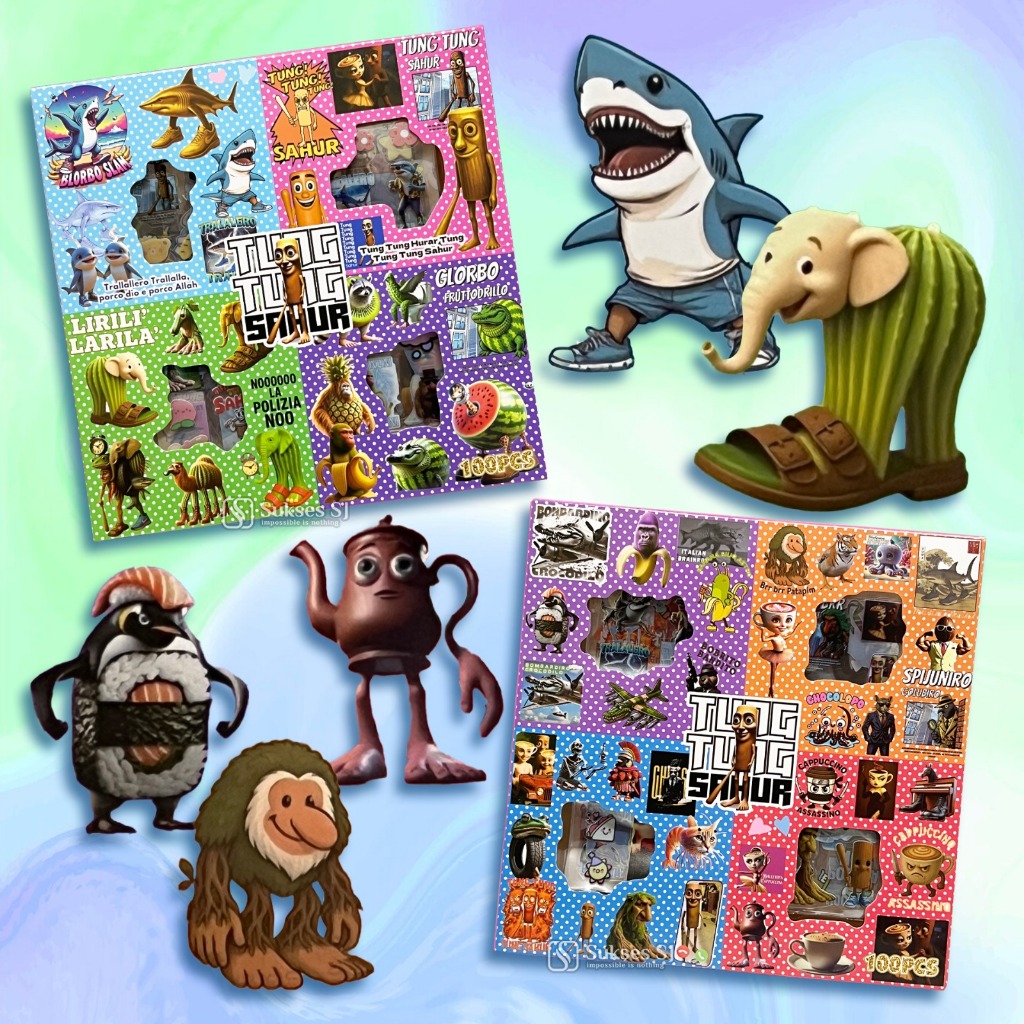 

(* AJ )Stiker Sanrio Isi 100 Lembar/Stiker Kuromi/Melody/Cinnamon