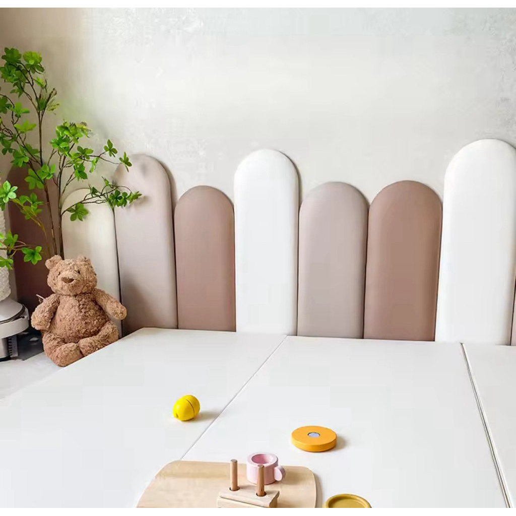 Wallpanel 60 x 20 Cupcake tebal busa 3,5 - headboard foam wallpanel tempel sandaran kepala tempat ti