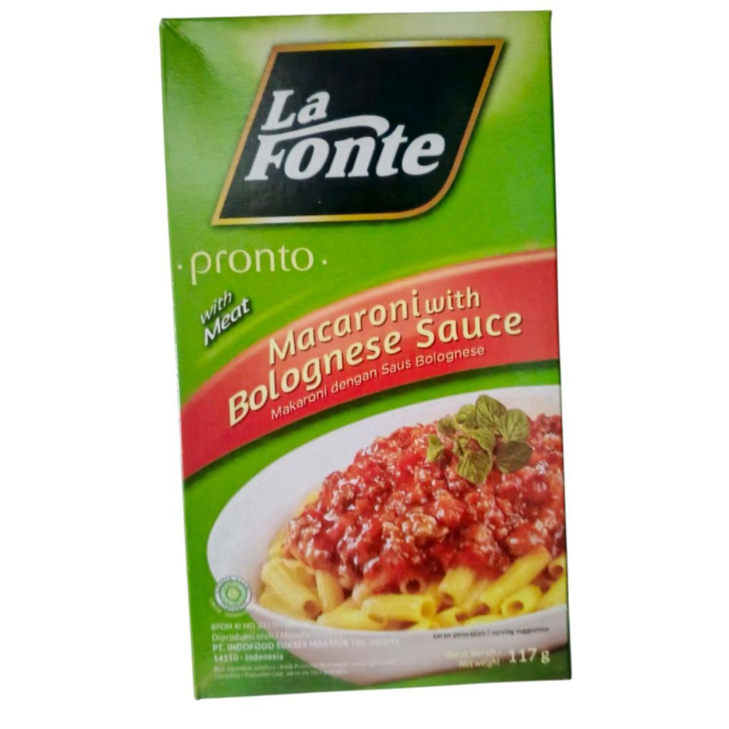 

macaroni La fonte with macaroni bolognese sauce 117gr