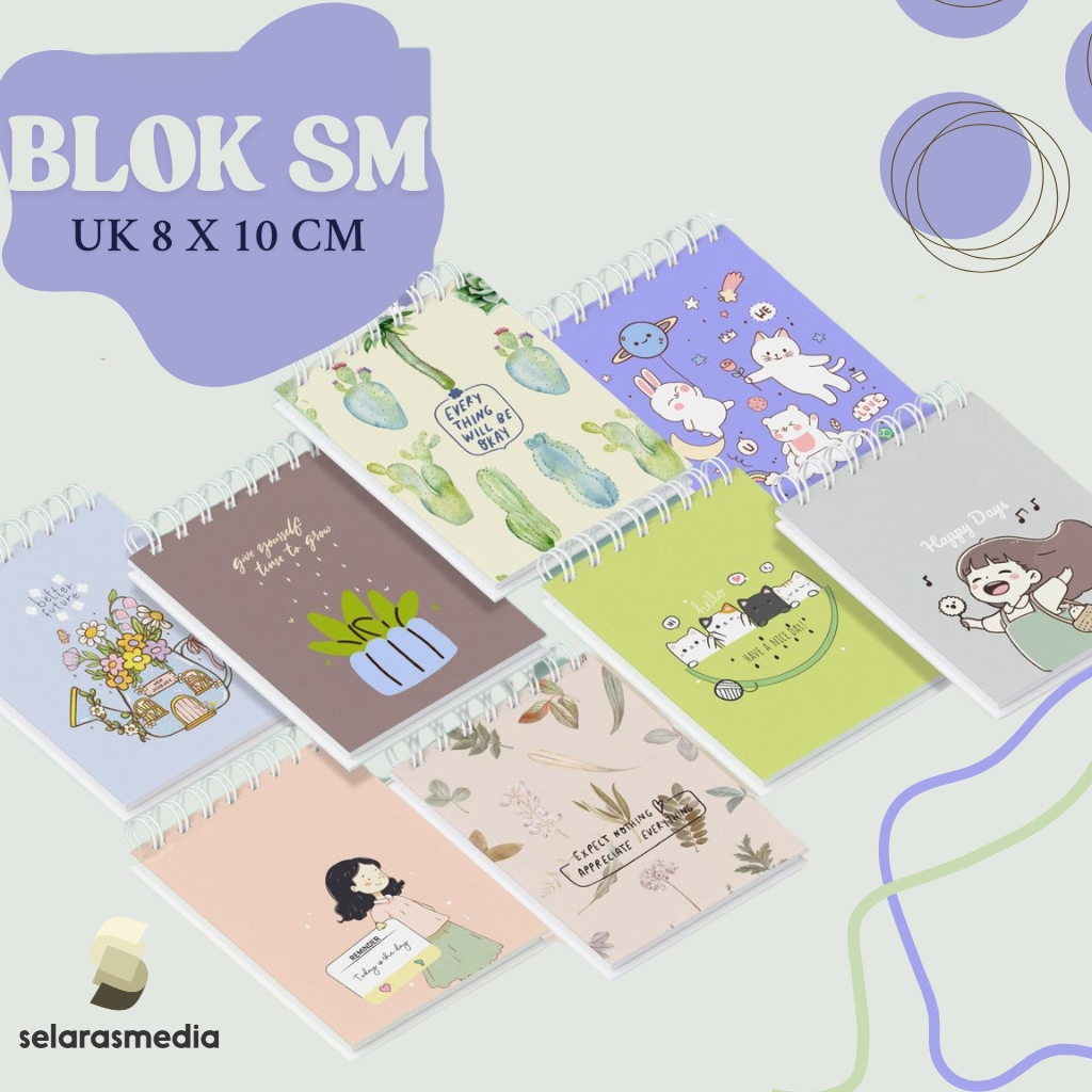 

BLOKNOTE SM | BLOKNOTE SUPER MINI | NOTEBOOK SUPER MINI | BUKU CATATAN MUNGIL