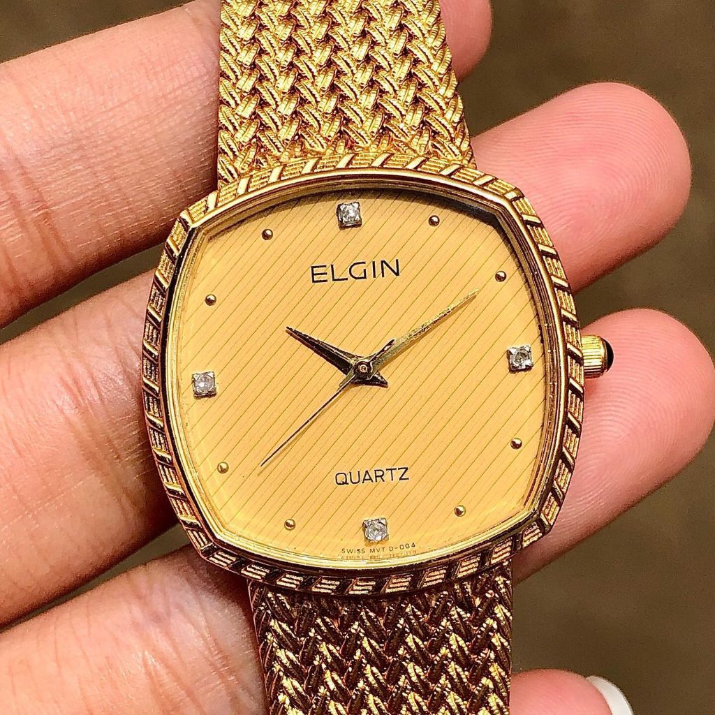 Elgin Quartz Swiss FK266 Gold