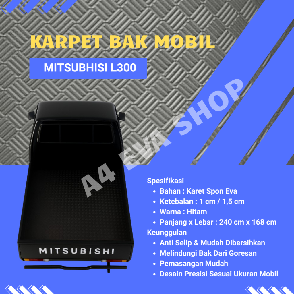 Karpet bak mobil spon eva Mitsubhisi L300