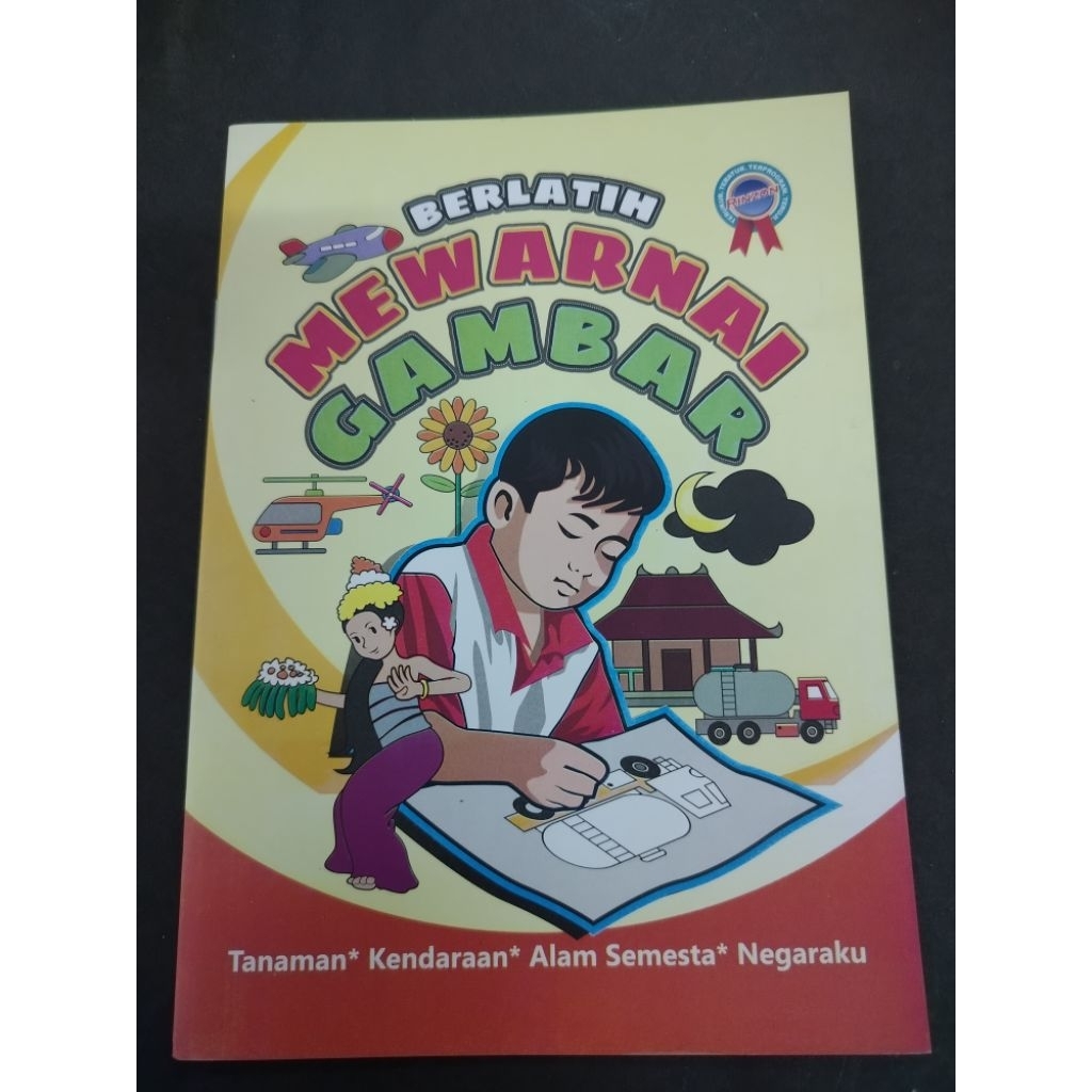 BUKU TK MEWARNAI GAMBAR, RINZON