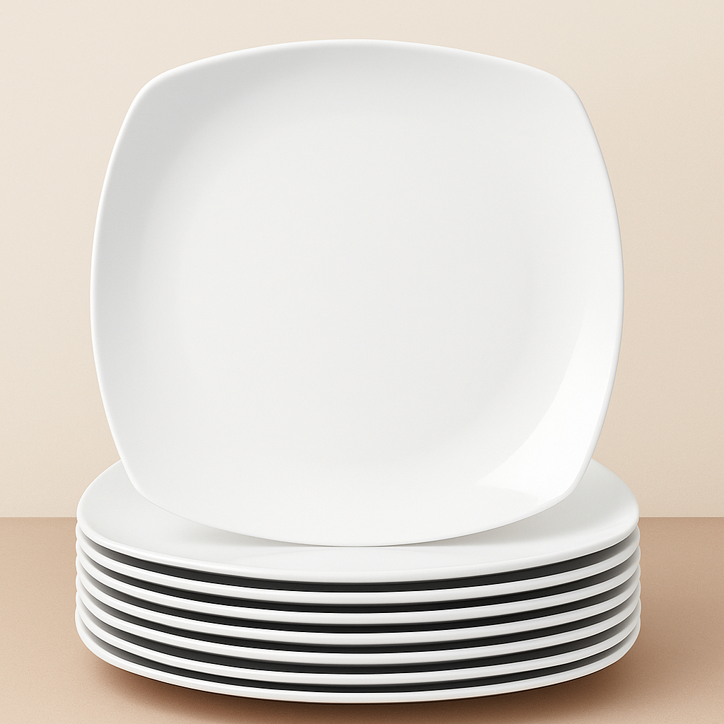 [12 PCS] PIRING MELAMIN JUMBO 25CM SEMI MELAMIN SEGI SEMI MELAMINE PRASMANAN