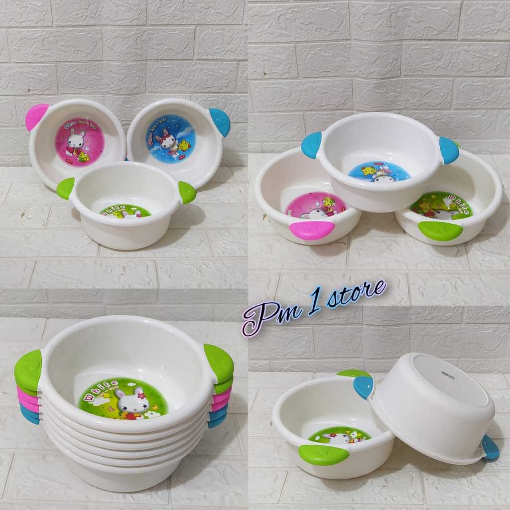 Baskom KUPING Plastik / Baskom Mangkok Plastik /Baskom Plastik Multifungsi
