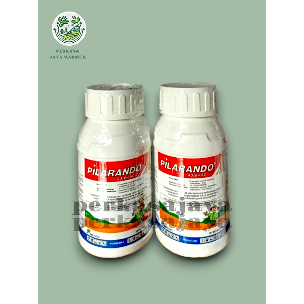 Insektisida PILARANDO 43/64 SC 200ml Bahan aktif : emamectin Benzoat 43g/l + Indosakarb 64g/l