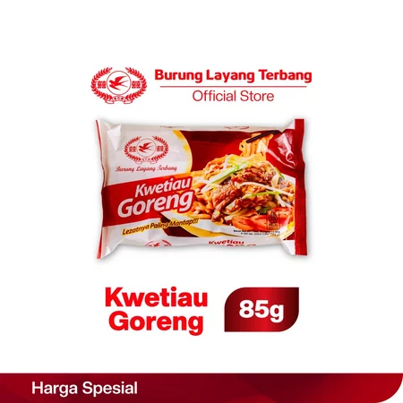 

Kwetiau Goreng Instan Burung Layang Terbang 85gr Kuetiau Kering