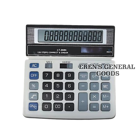 

TERMURAH! Kalkulator Check Dual Otomatis Ukuran Sedang 12 Digit Minimalis