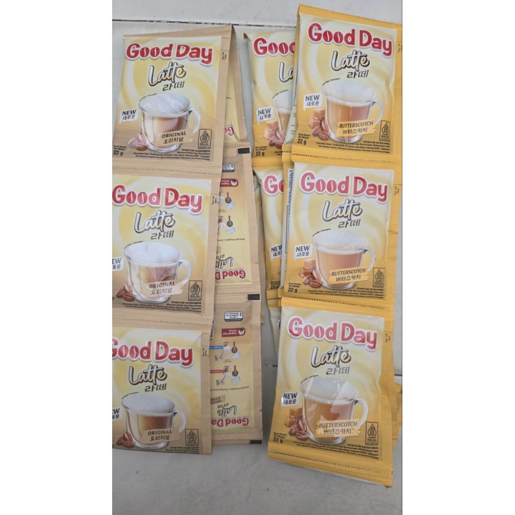 

good day latte 1 renceng 10saset