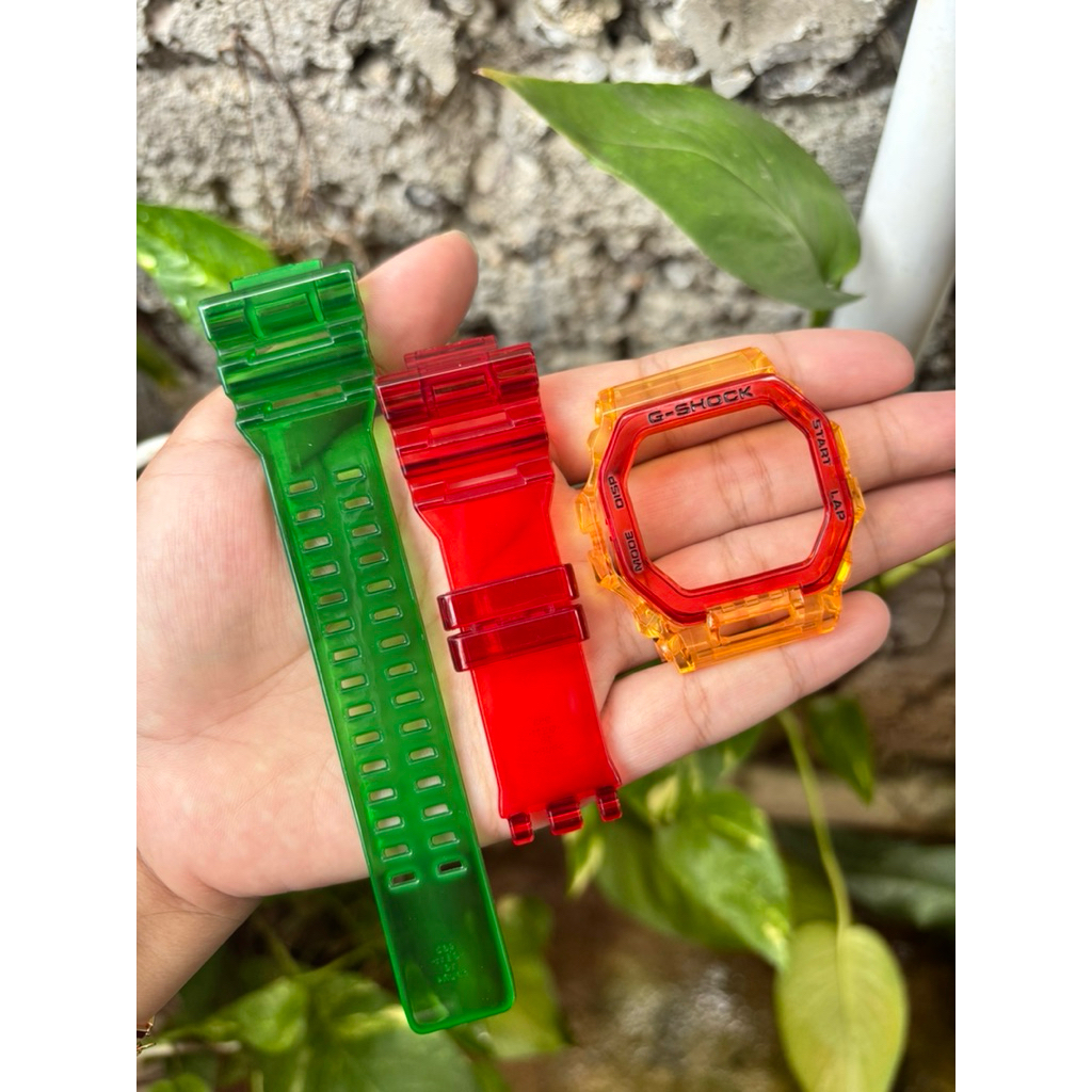 BnB Gshock GBX 100 jelly clear ( bisa request warna )