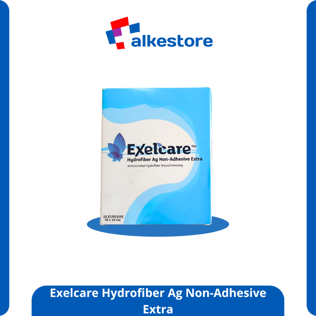 Exelcare Hydrofiber AG Non-Adhesive Extra sama dengan Aquacel AG Extra (1 Box)
