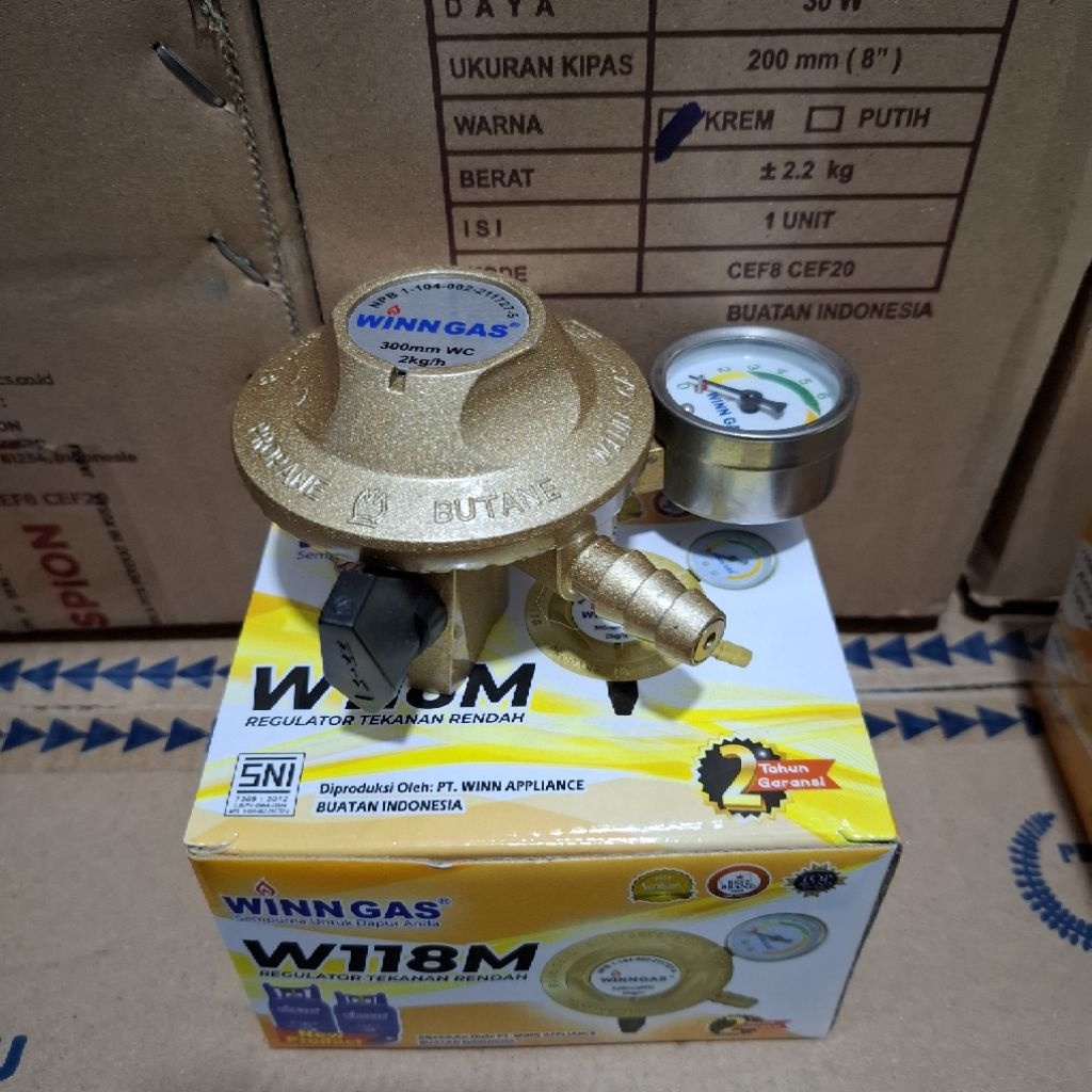 Regulator gas winn regulator + amper kepala gas winn W118M