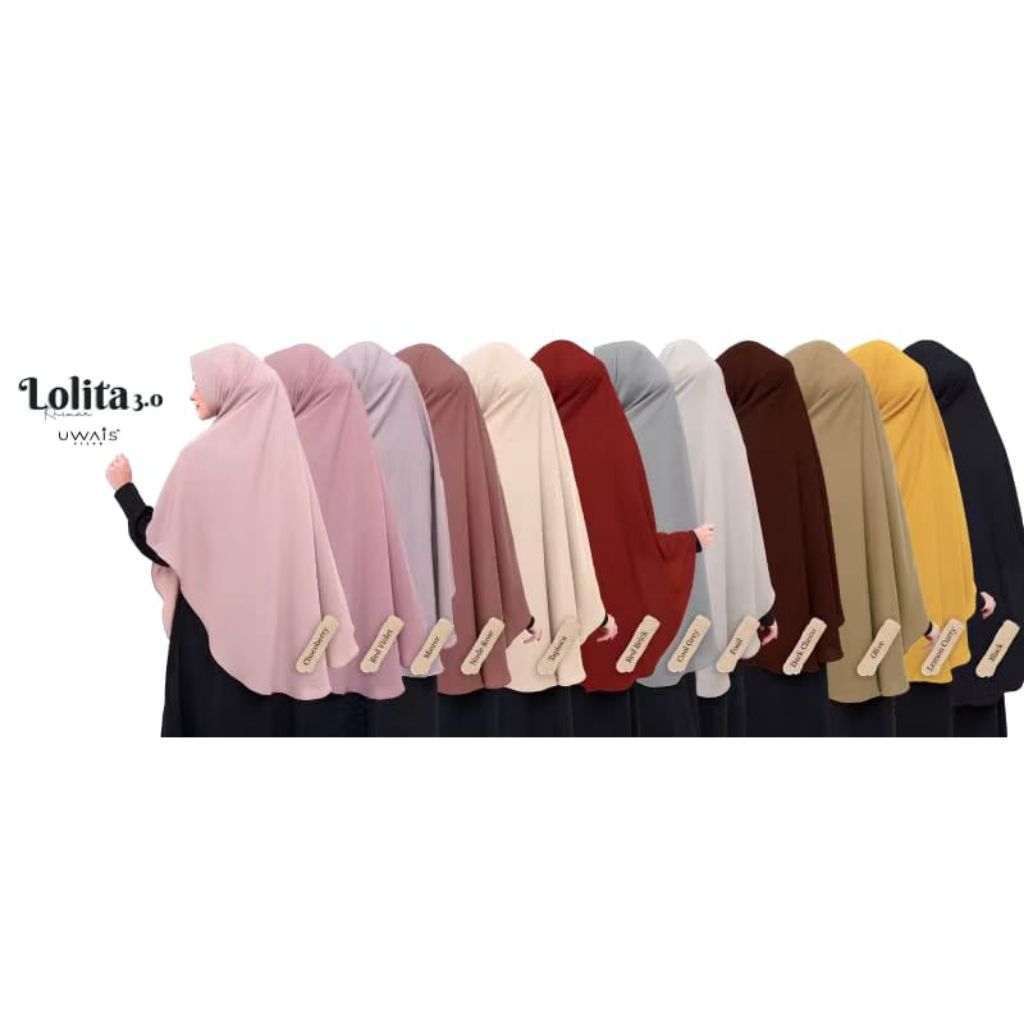 LOLITA KHIMAR 3.0 & 4.0 BY UWAIS HIJAB
