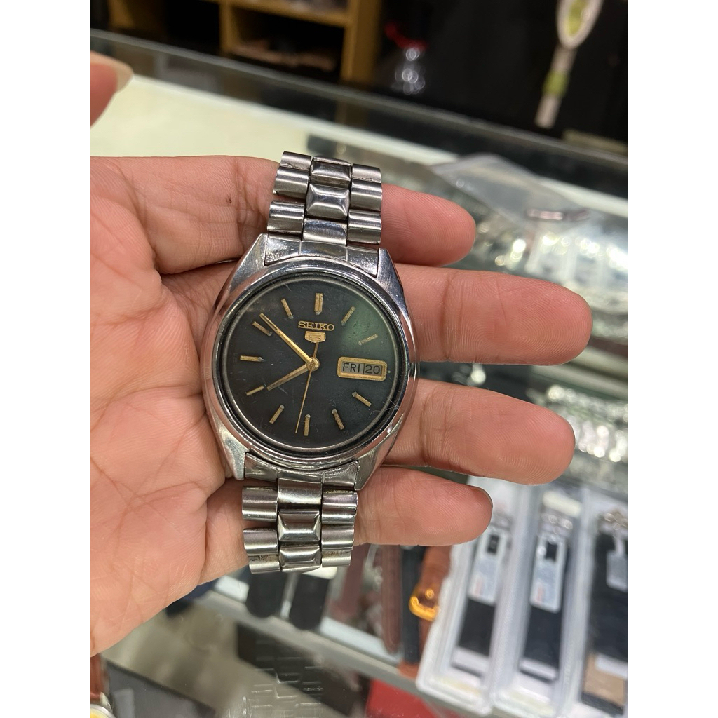Jam tangan seiko 5 automatic second seperti baru