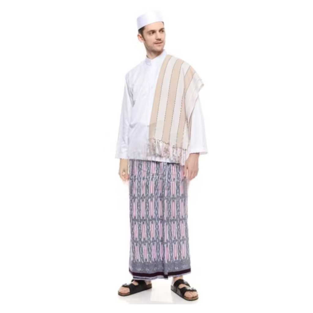 Sorban Subaiyah Lamsat Sorban Panjang Syal Rida Ibadah Muslim Pria Lembut