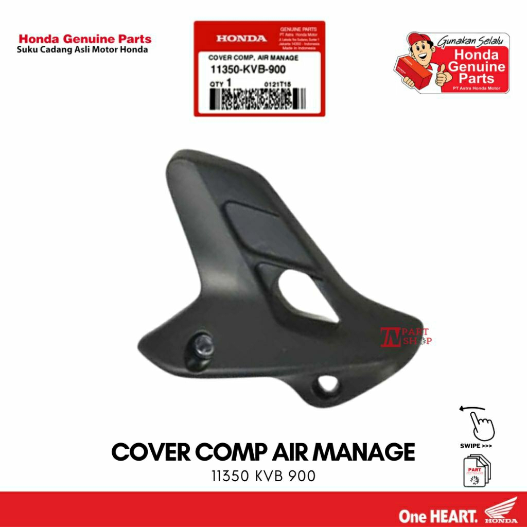 Keong CVT (Cover Comp Air Manage) – Vario 110 CW Karbu / 11350-KVB-900