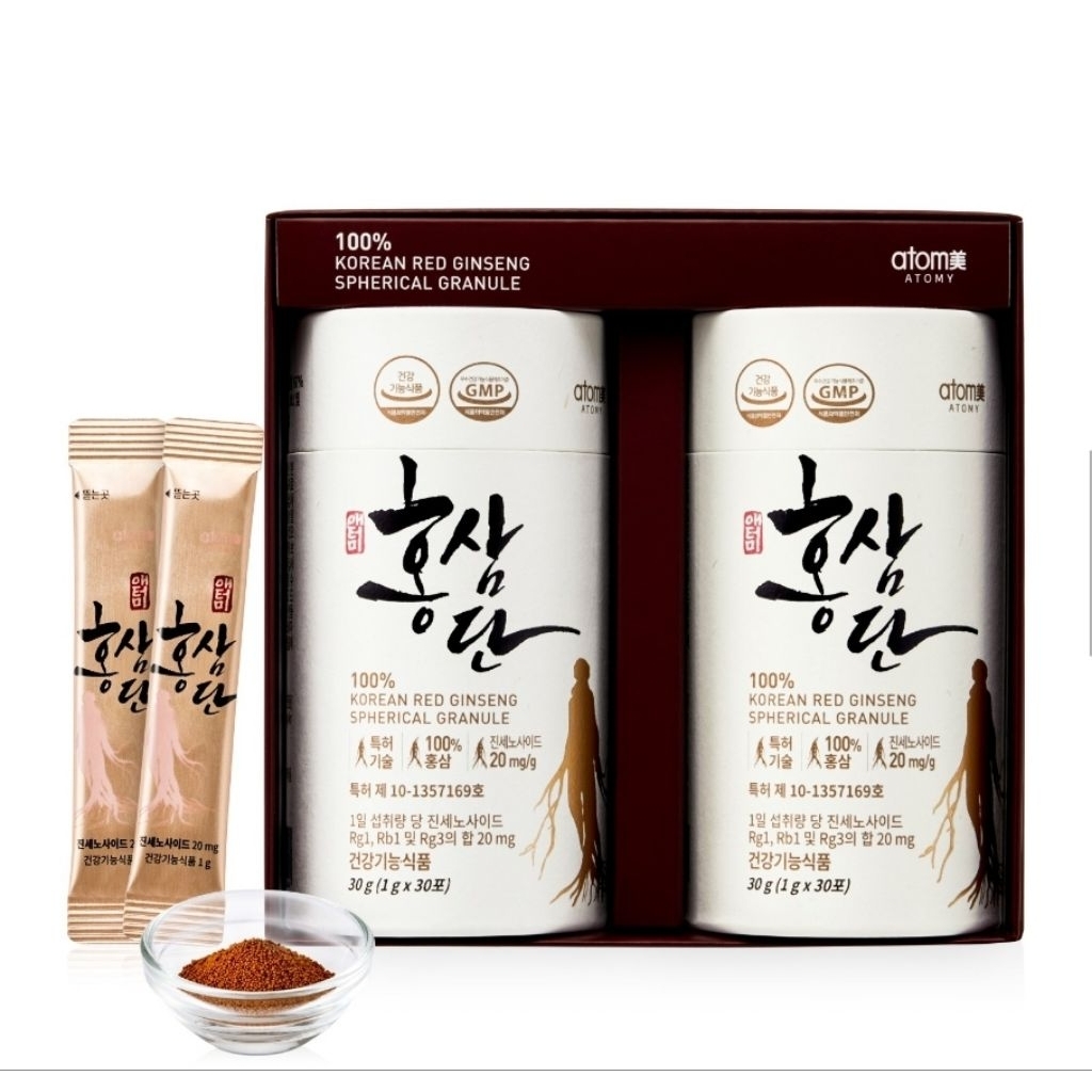 

Korean Red Ginseng Spherical Granule Hongsamdan isi 60sachet