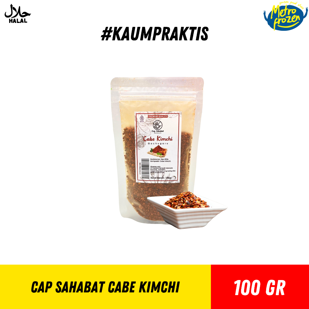 

CAP SAHABAT Cabe Kimchi 100gr //gochugaru //cabe kimchi //cap sahabat