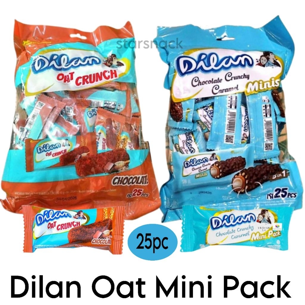 

Dilan Mini Pack oat chocolate isi 25pc/pouch