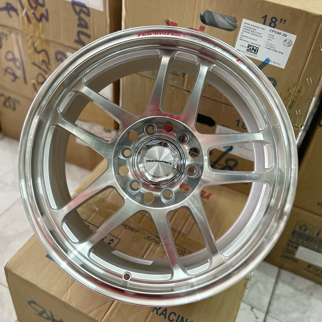 Velg Cp035 Racing Hart Ring 18 Lebar 9 Pcd 6x139.7 Et 0 Warna Full Polish | Velg R18 | Velg Mobil | 