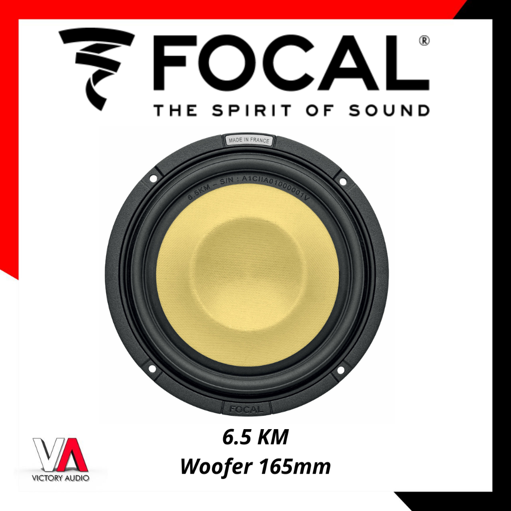 Focal K2 Power M 6.5 KM 6.5" Woofer Speaker Driver 165mm 120w RMS Pair | Size: 6.5 in | 4 Ω