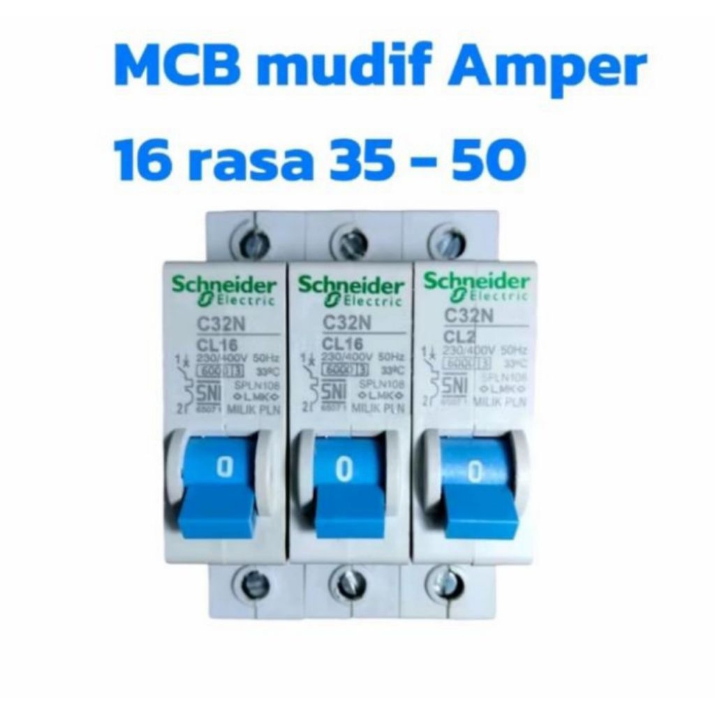MCB PLN MODIF ANTI JEGLEK 16Amper