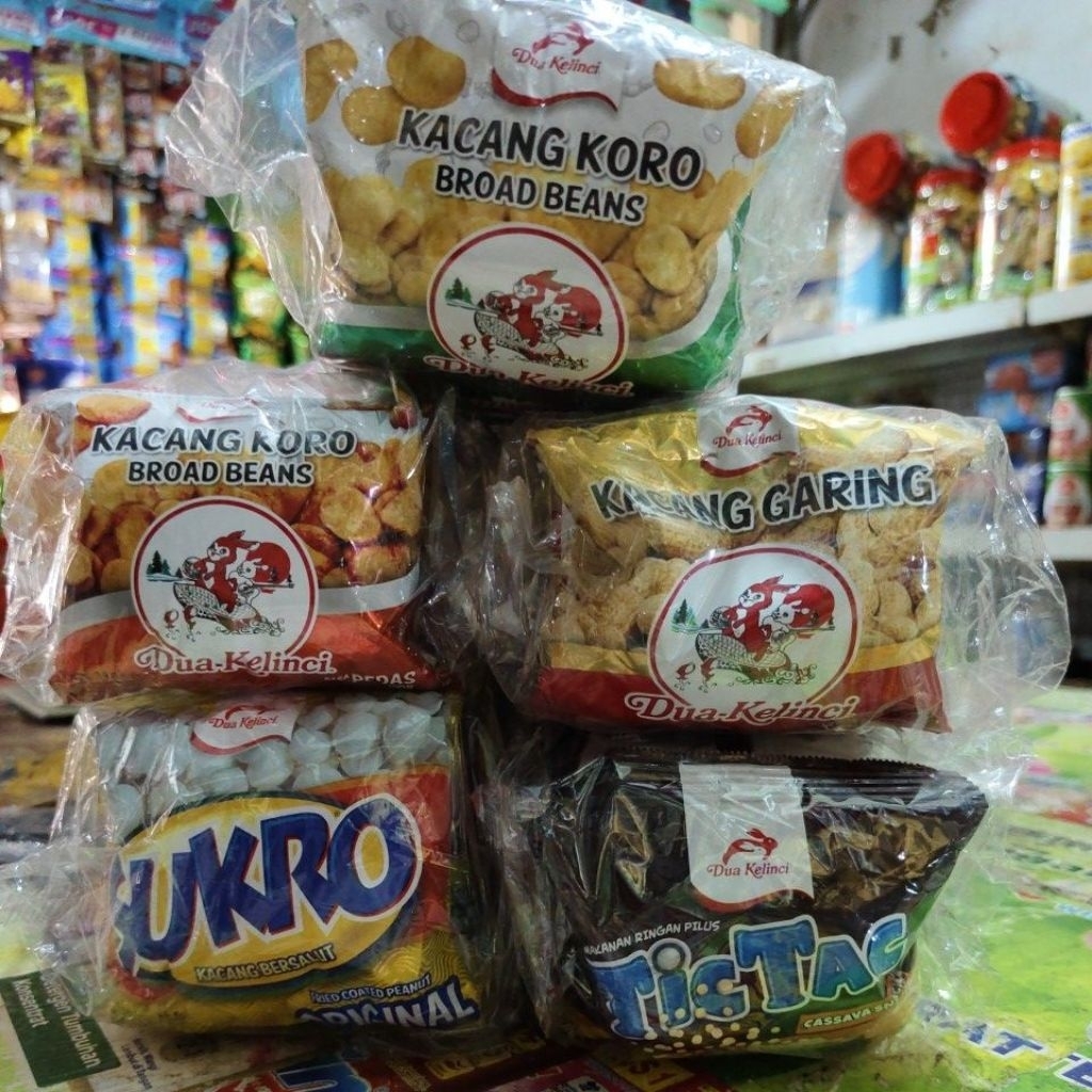 

KACANG | SUKRO | TICTAC DUA KELINCI ISI 10PCS