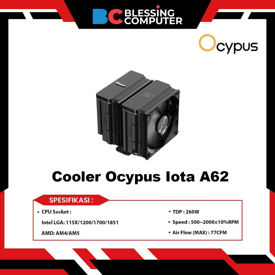 Cooler Ocypus Iota A62 - Black