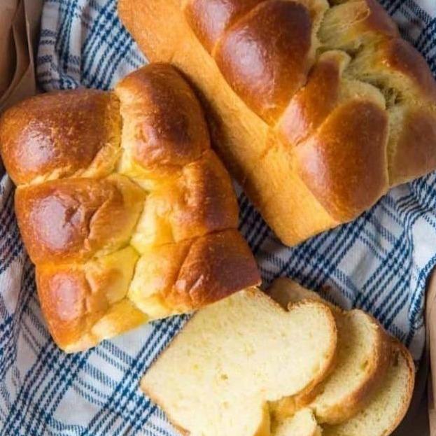 

Super Soft and Fluffy French Braided Brioche Loaf 21 cm or 25 cm