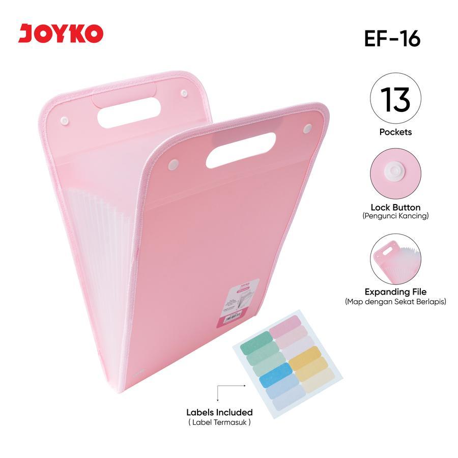 

EF16 Map Organizer 13 sekat Expanding File harmonika ukuran Folio