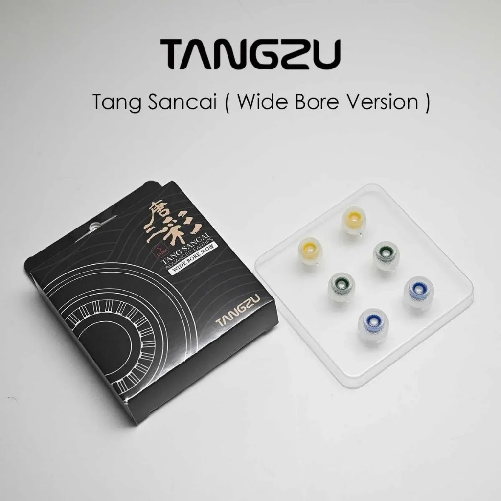 Tangzu Tang Sancai Wide Bore Eartips Replacement for Earphone IEM