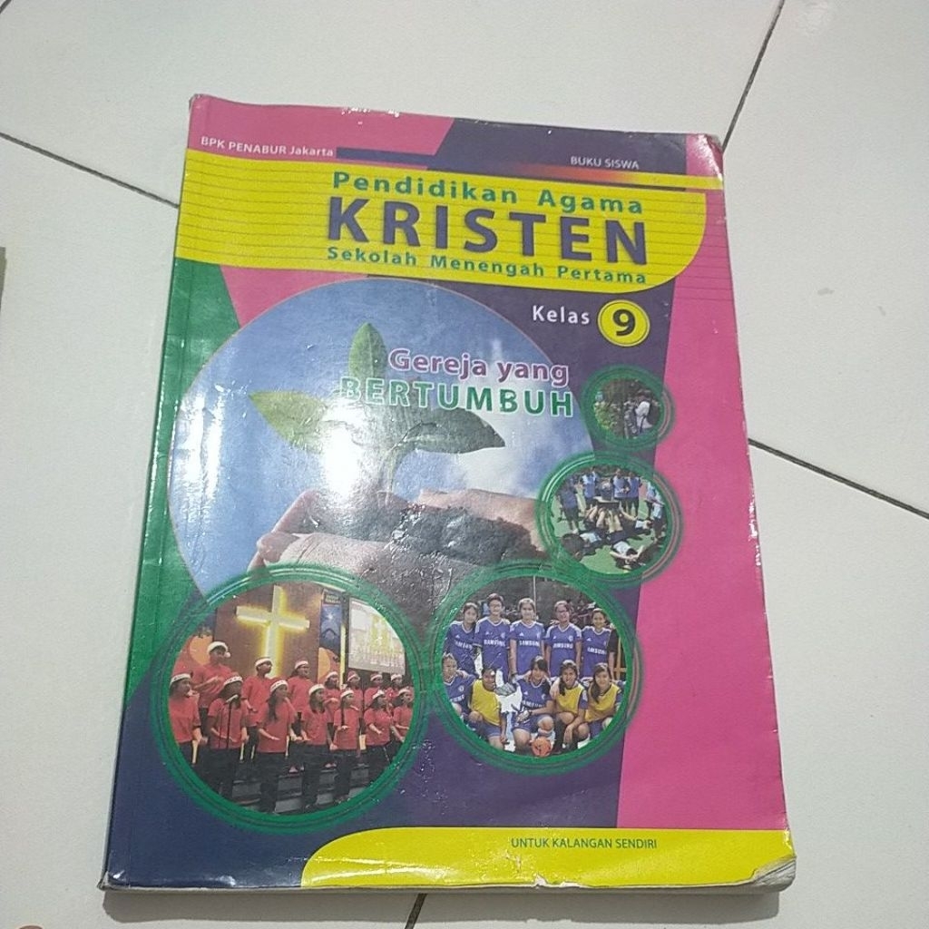 buku PAK smpk penabur kelas 8 dan 9, tahun 2020