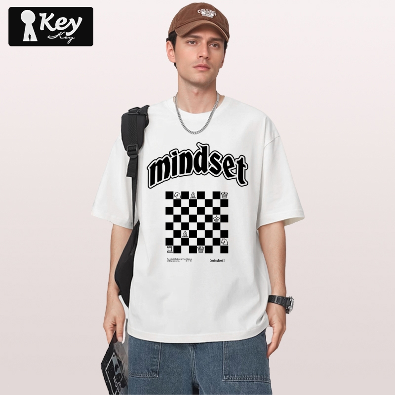 Pakaian Pria Kaos Motif Kotak-kotak, Kaos Pria 100% Katun, Kaos Unisex