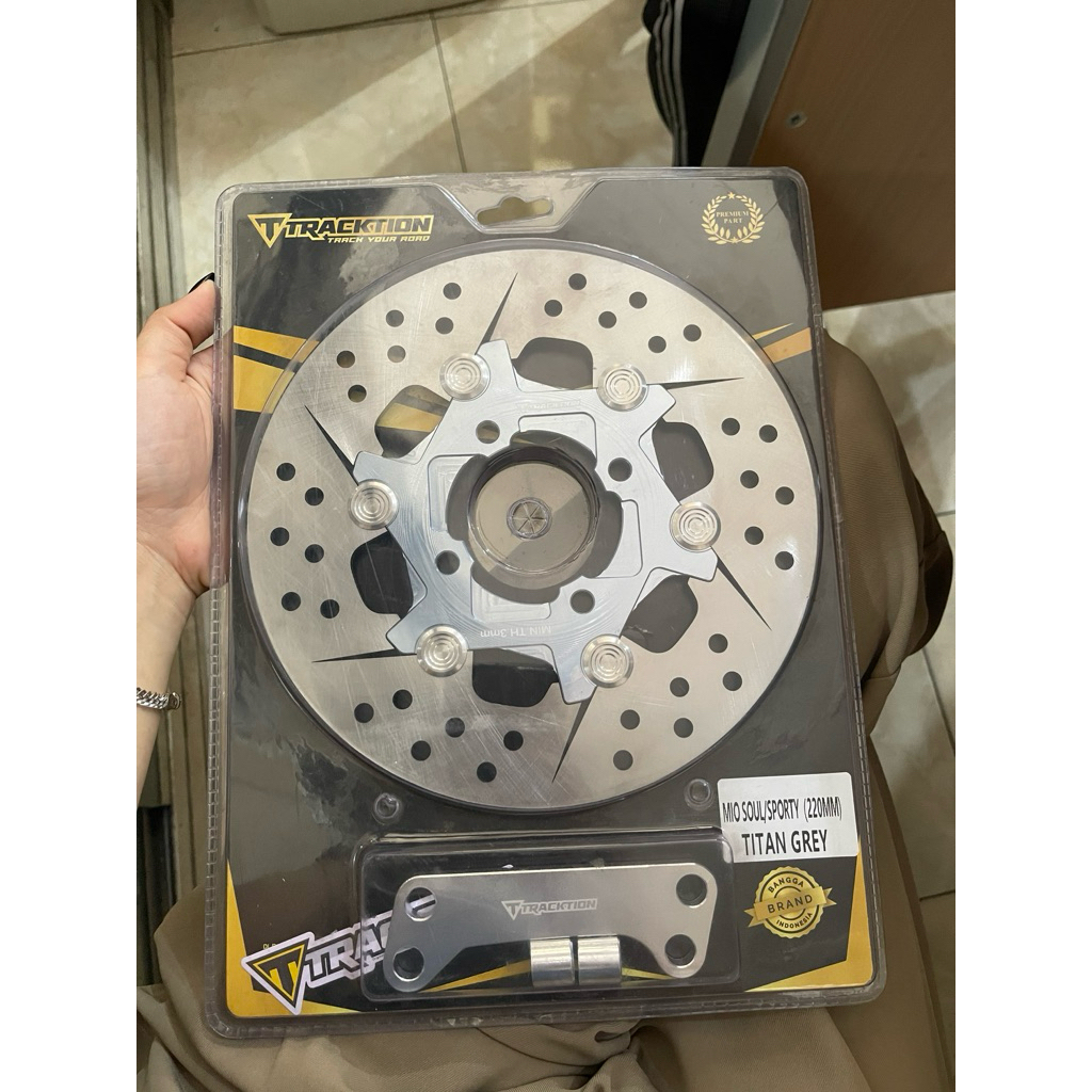 Disc Piringan Cakram Tracktion Mio Soul mio Sporty 220 mm Floating