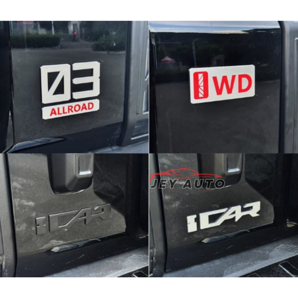 Logo J6 IWD / Emblem Icar03 / Logo IWD J6