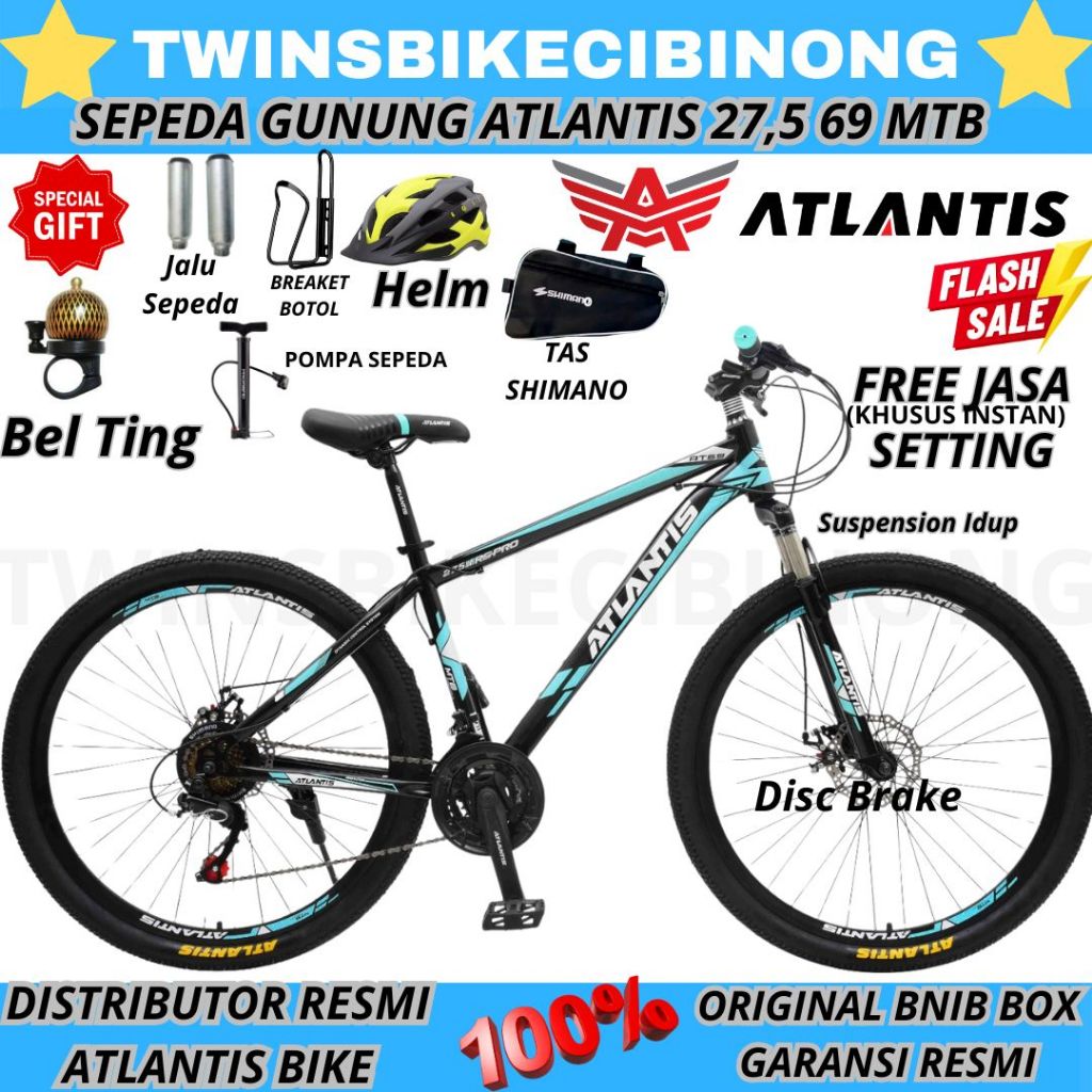 Terlaris Sepeda Gunung Mtb 26/27,5 Atlantis Odessy 730 21Speed New