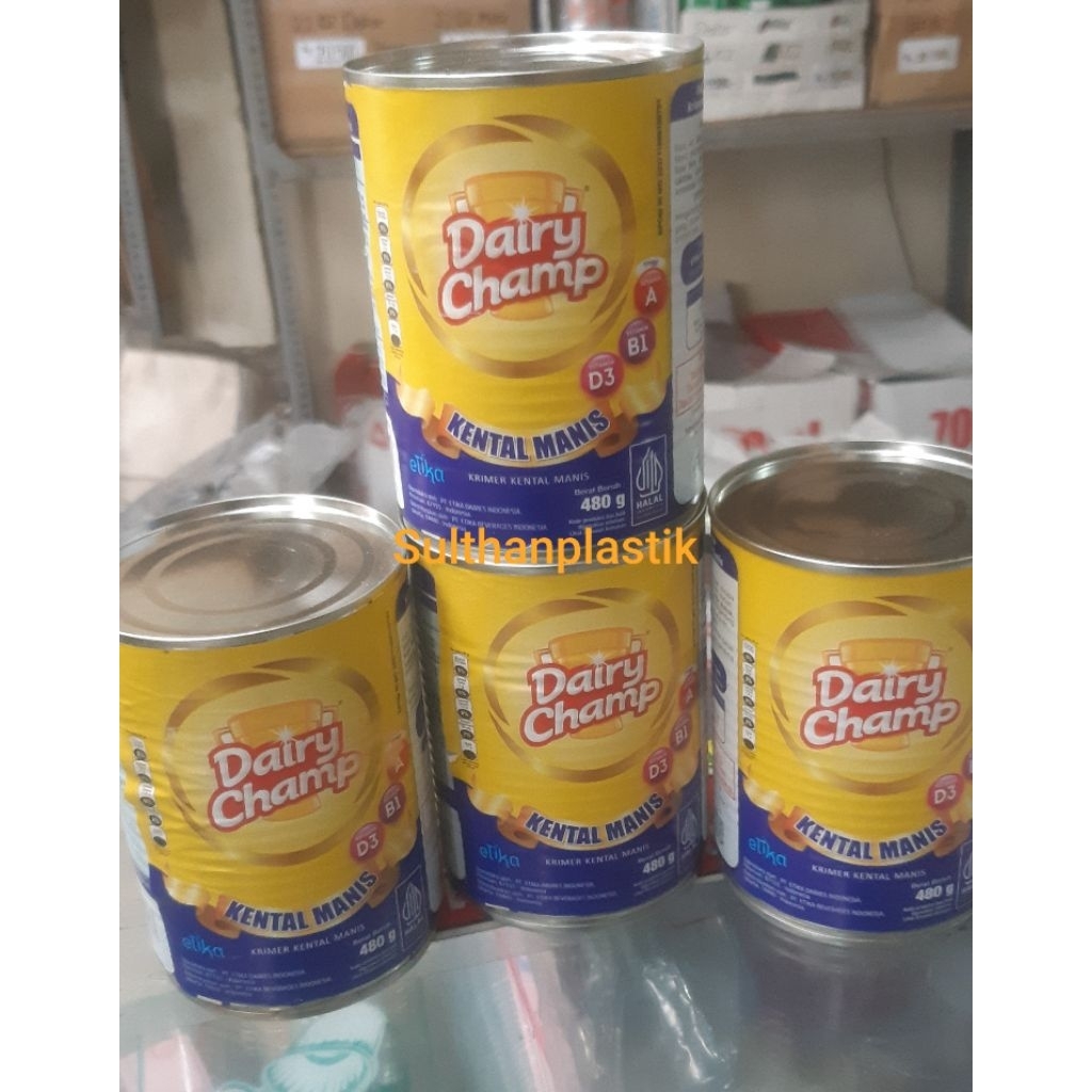 

Susu Kental Manis Dairy Champ 480gr