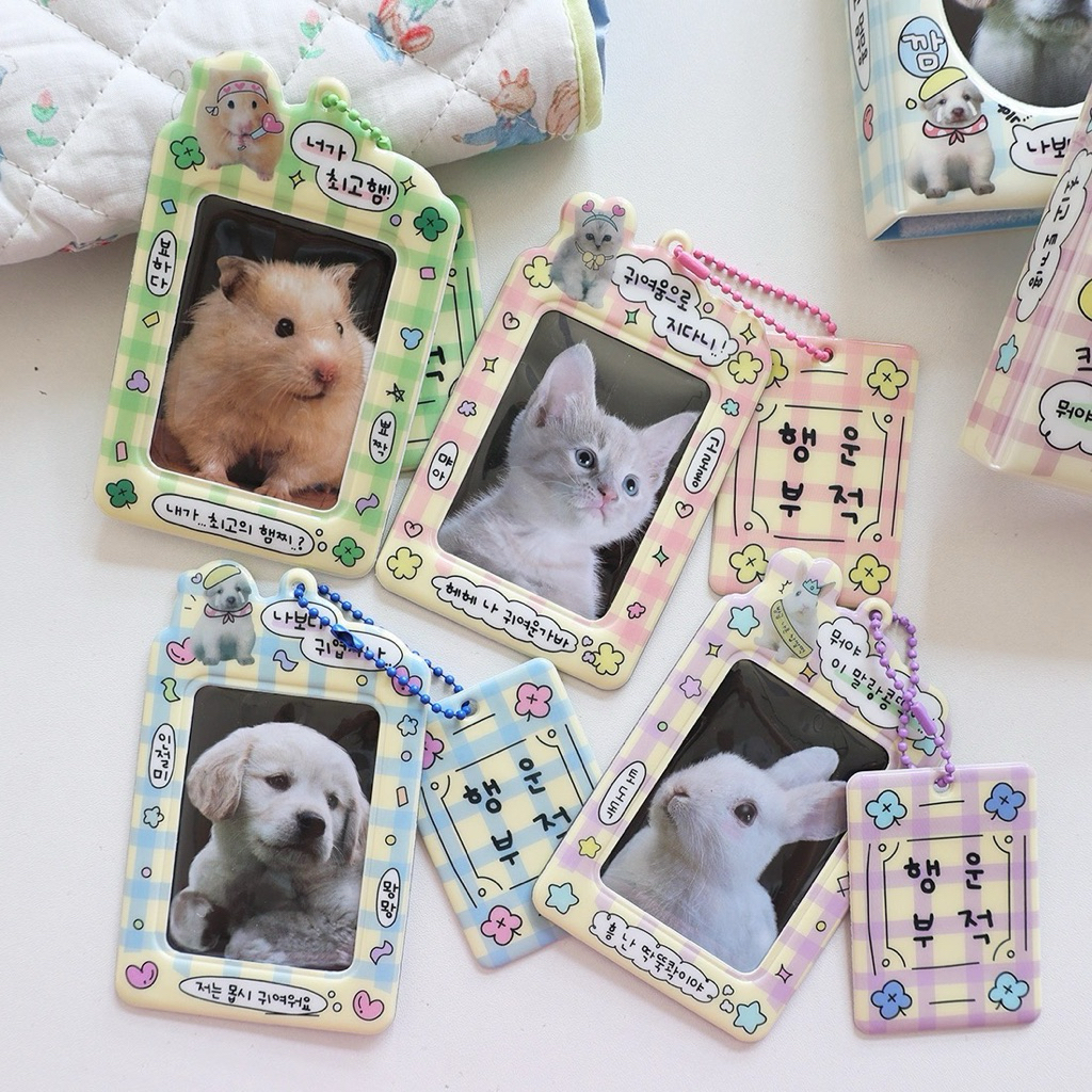 

[READYSTOCK] CARDHOLDER LUCKY CAT DOG RABBIT HAMSTER