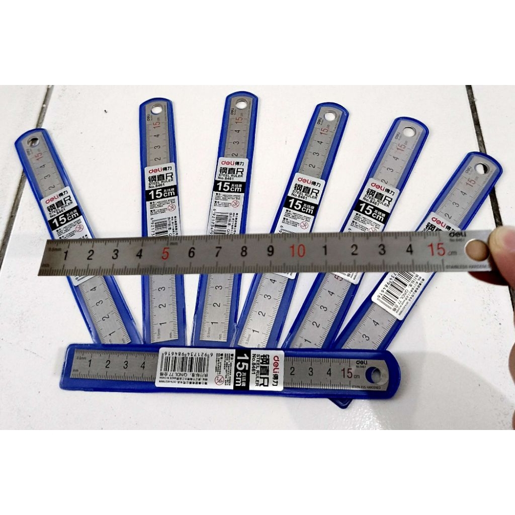 

PENGGARIS BESI DELI 15CM PENGGARIS BESI STAINLESS