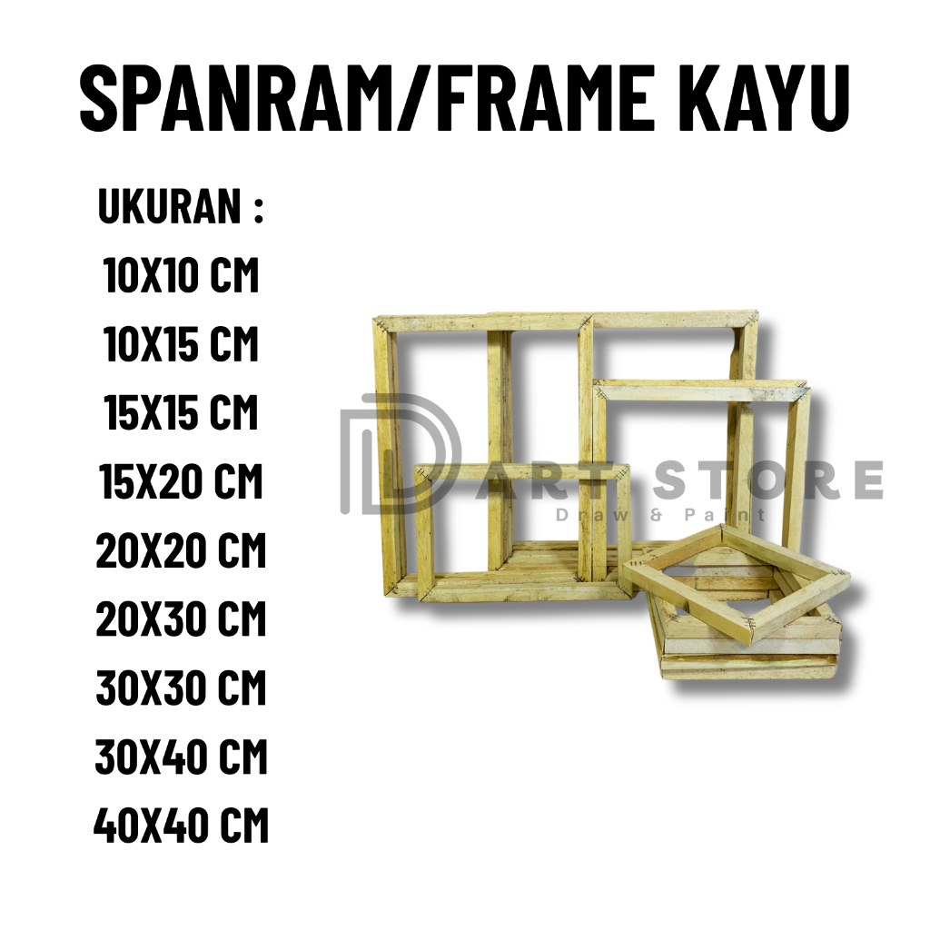

Spanram kayu / Frame lukisan / Bingkai lukisan