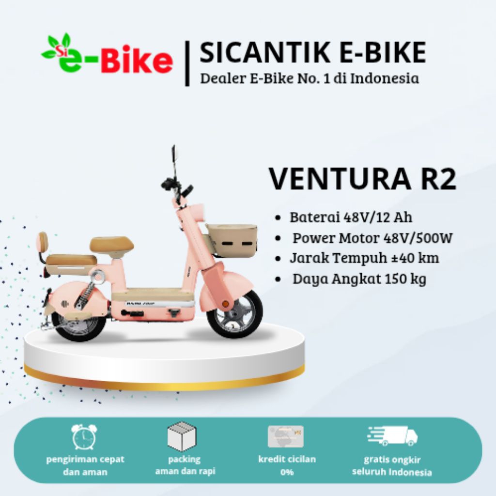 SEPEDA LISTRIK VENTURA R2 by SiCantik E-Bike