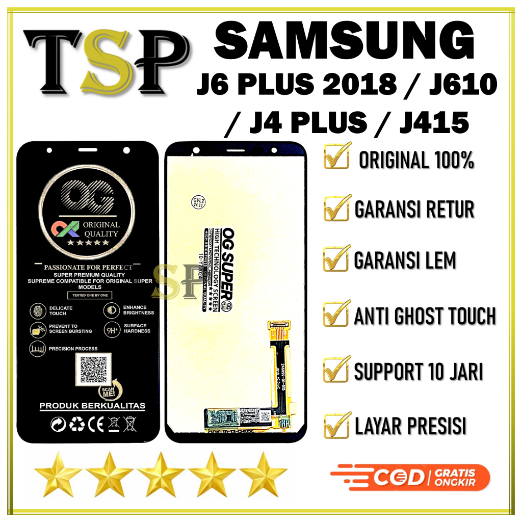 【Original 100%】LCD J6 PLUS 2018 / J610 / J4 PLUS / J415 LCD ORIGINAL 100%