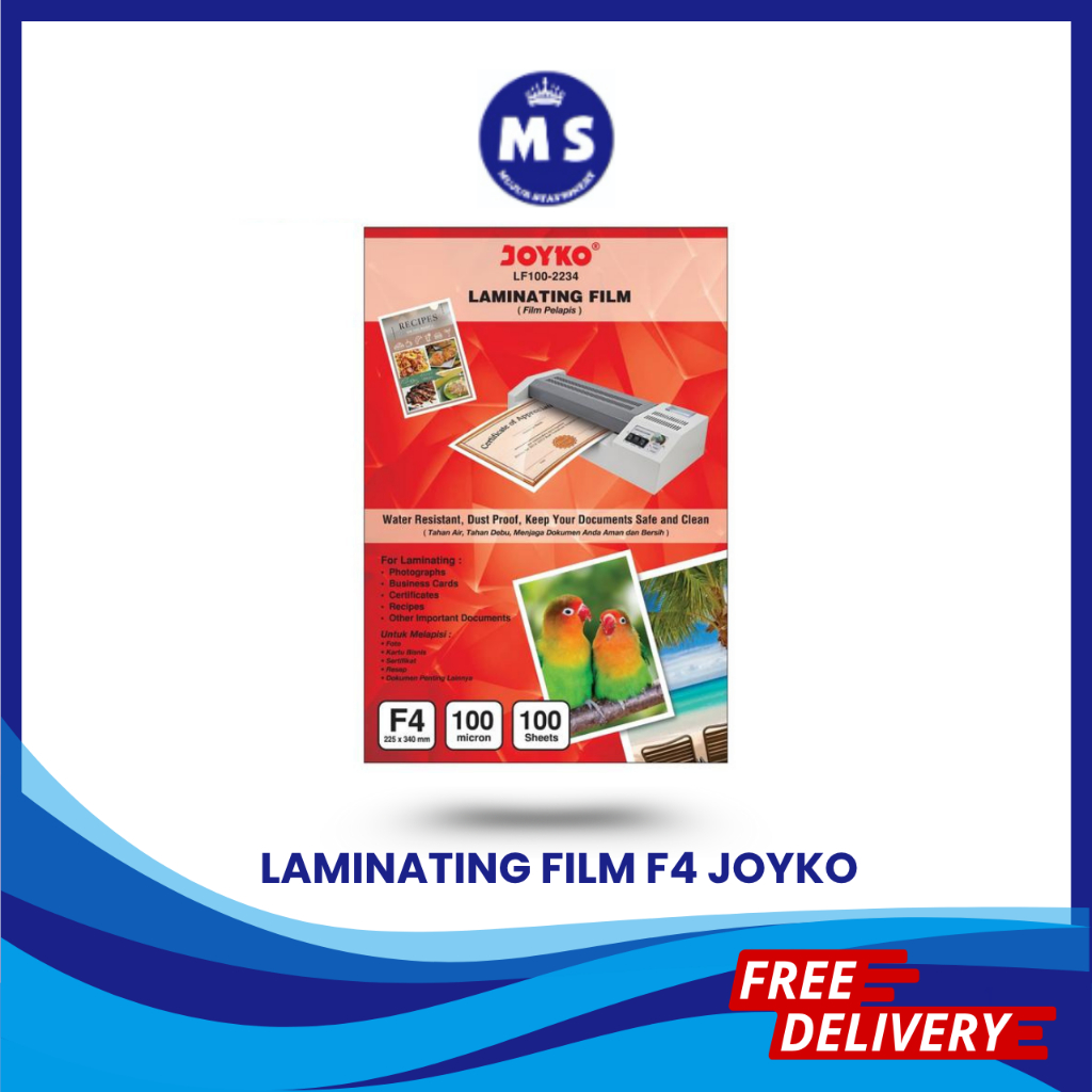

PLASTIK LAMINATING FILM F4 JOYKO