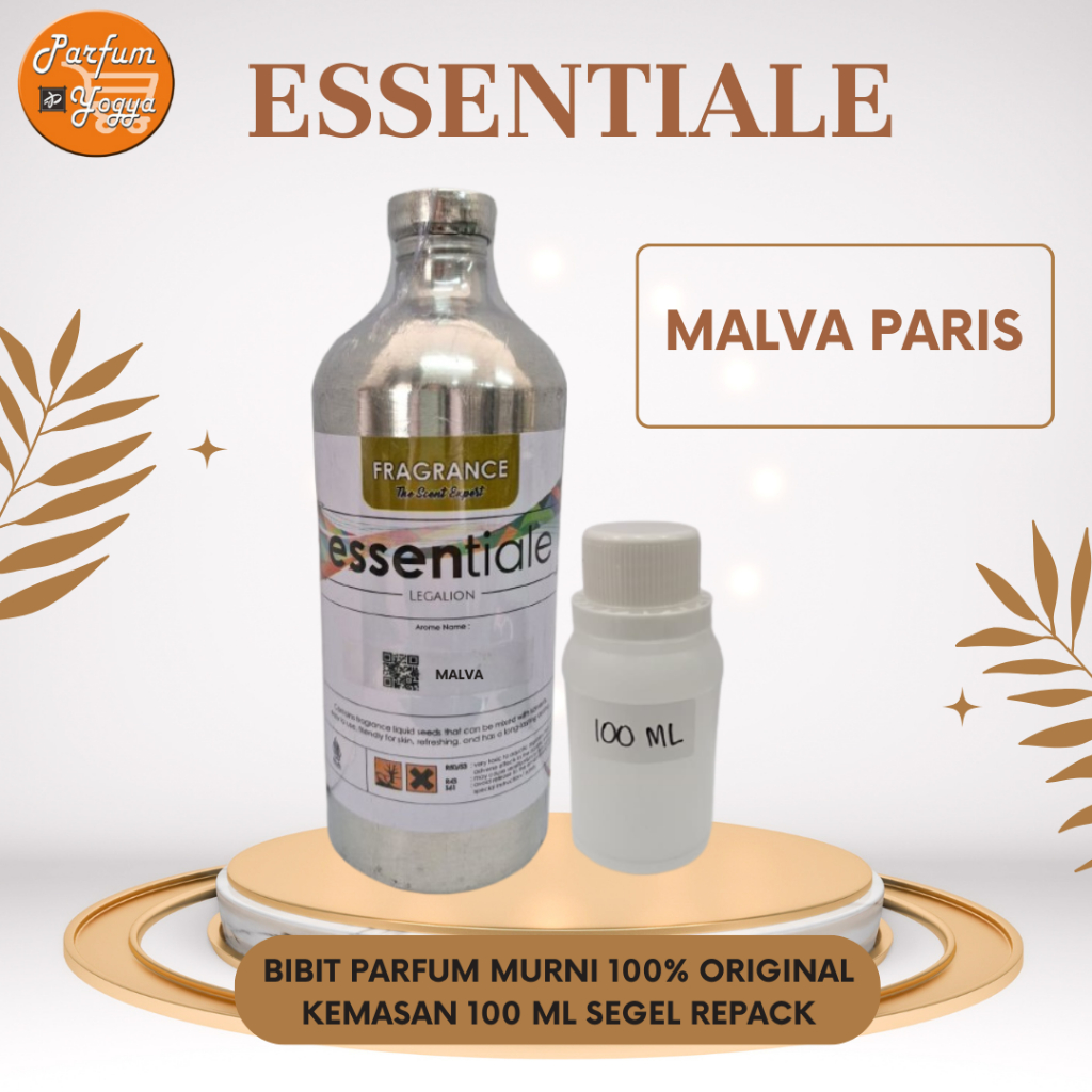 BIBIT PARFUM MURNI ESSENTIALE MALVA PARIS 100 ML | REPACK