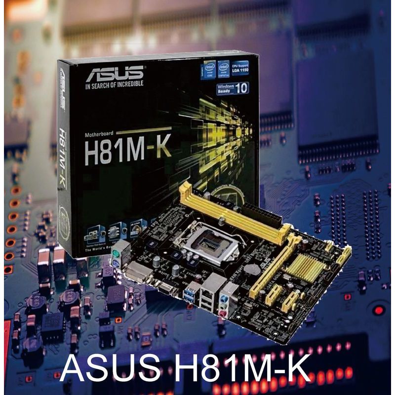 Mobo Mainboard H81 Motherboard ASUS H81M-K Socket LGA1150 -00998