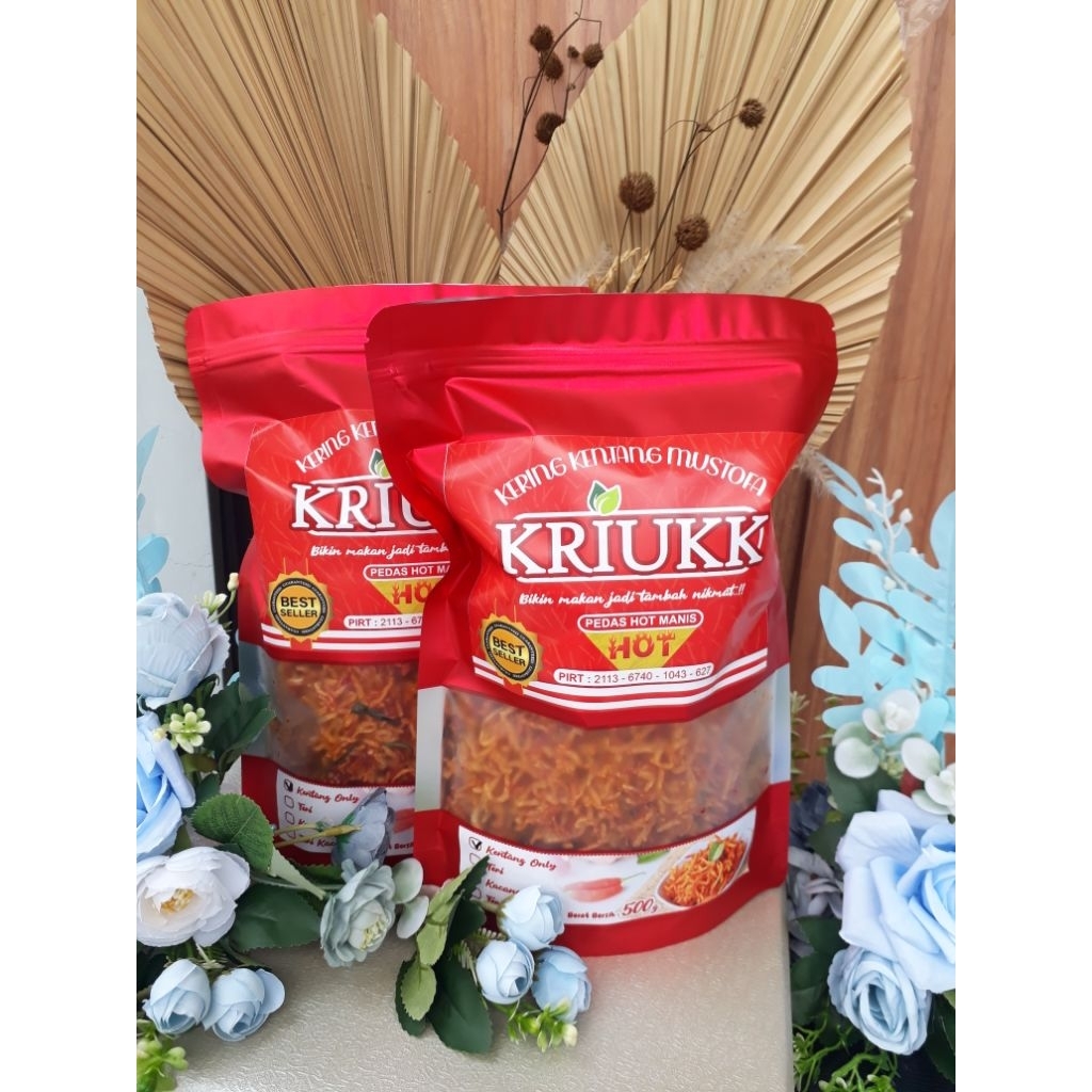 

KENTANG MUSTOFA Kriukk Pedas Hot Manis Gurih 500gr / Kentang Goreng / Kering Kentang Mustofa