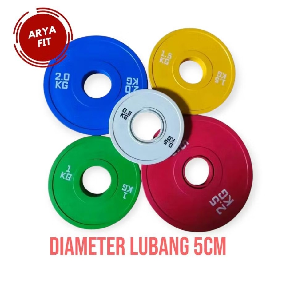 Bumper Plate Colour  set 0,5kg-2,5kg