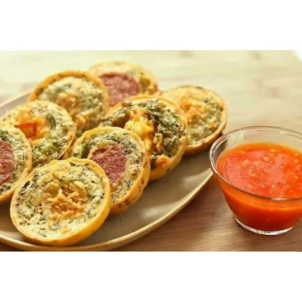 

Bakwan Udang Rebon saus lombok limo