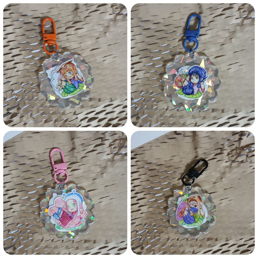 FANMERCH NARUTO Epoxy Keychain