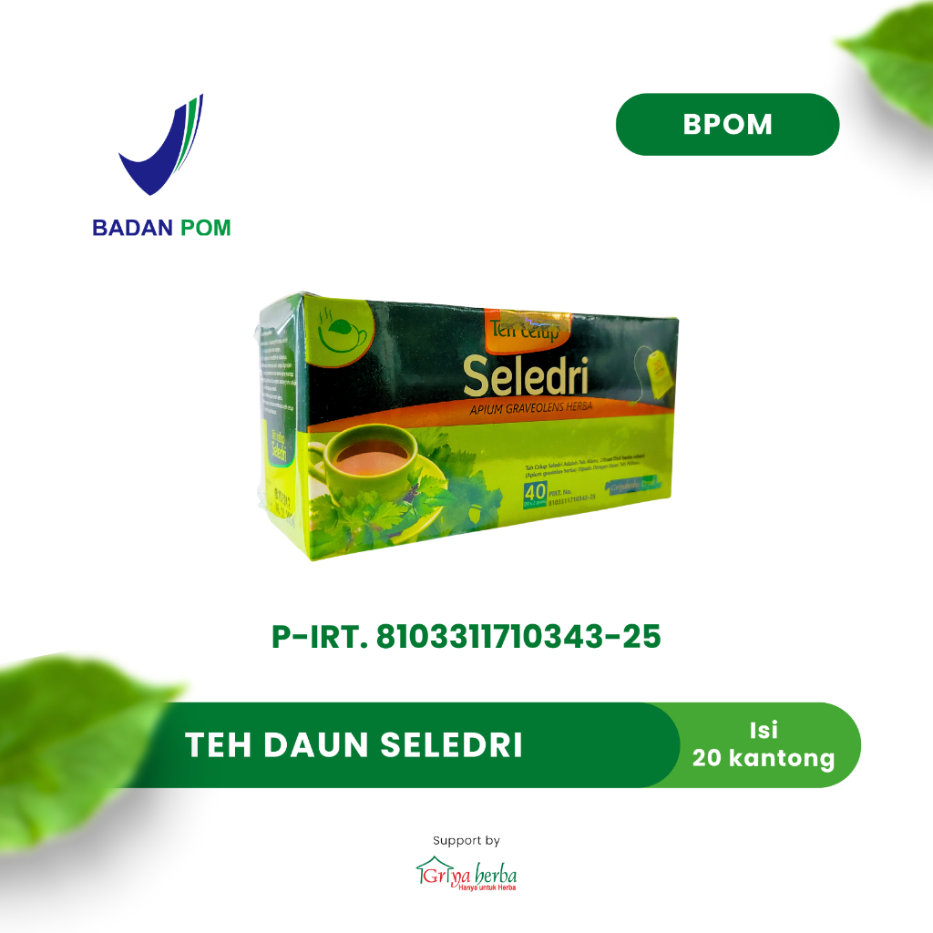 

Teh Daun Seledri Obat herbal alami untuk menurunkan tekanan darah tinggi dengan Teh Herbal Seledri Alami untuk turunkan tensi tinggi